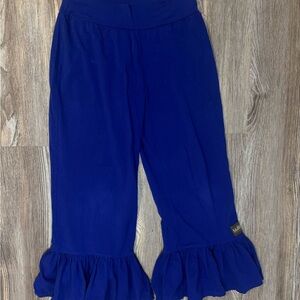 Matilda Jane Royal Blue Ruffle Wide Leg Pants